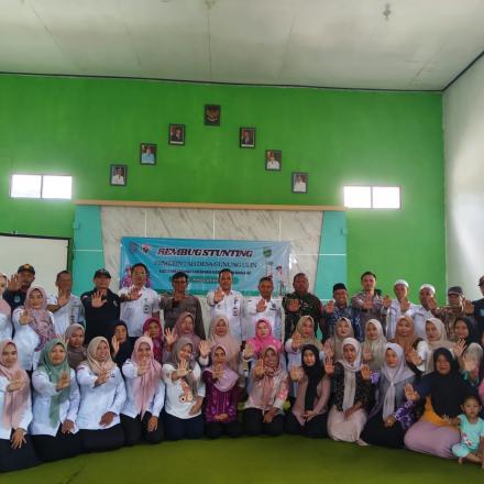 Pemdes Gunung Ulin Laksanakan Rembuk Stunting, Perkuat Komitmen Cegah Stunting